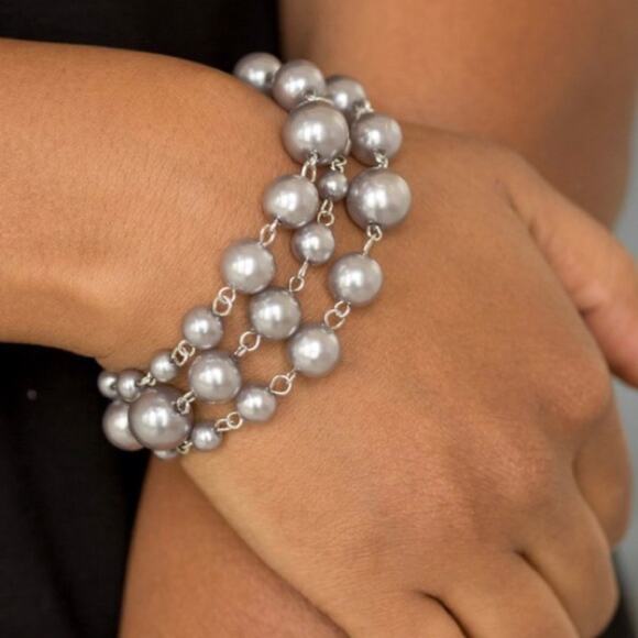 Paparazzi Until the End of TIME Bracelet Silver - Picture 1 of 3